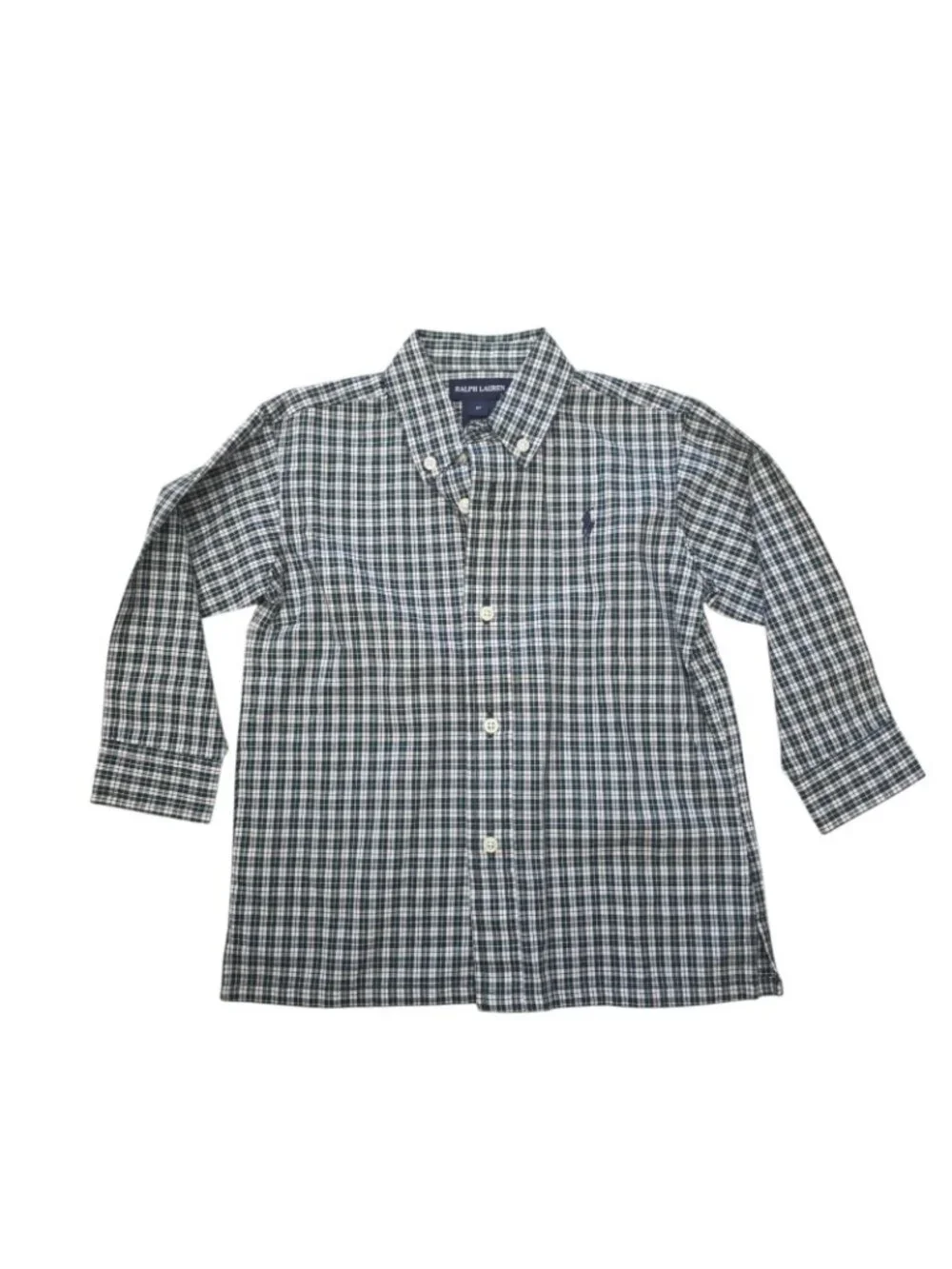 Ralph Lauren Janie and Jack 7 for all Mankind 3T Shirt Lot Plaid Button Down
